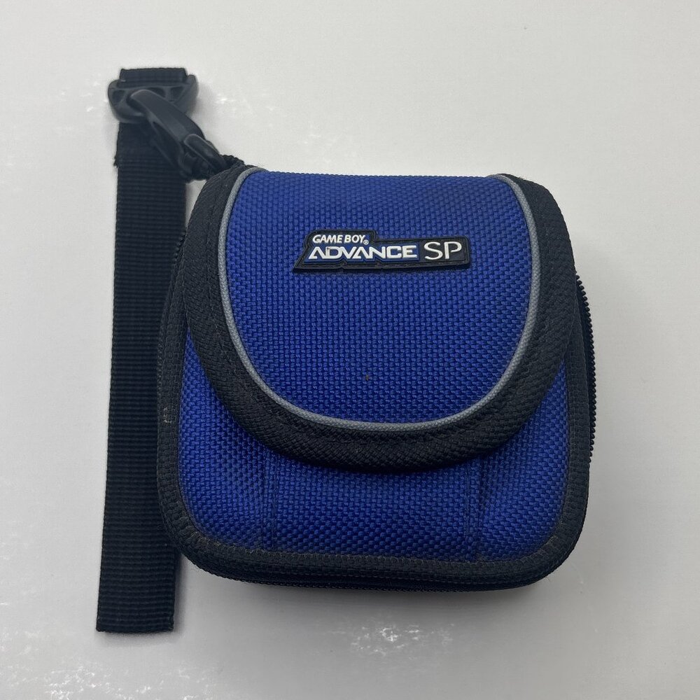 Nintendo Game Boy Advance SP Soft Protective Portable Carrying Case Blue